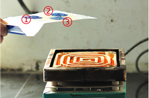 步驟一:高溫爐加熱至400℃ 步驟一:高溫爐加熱至400℃